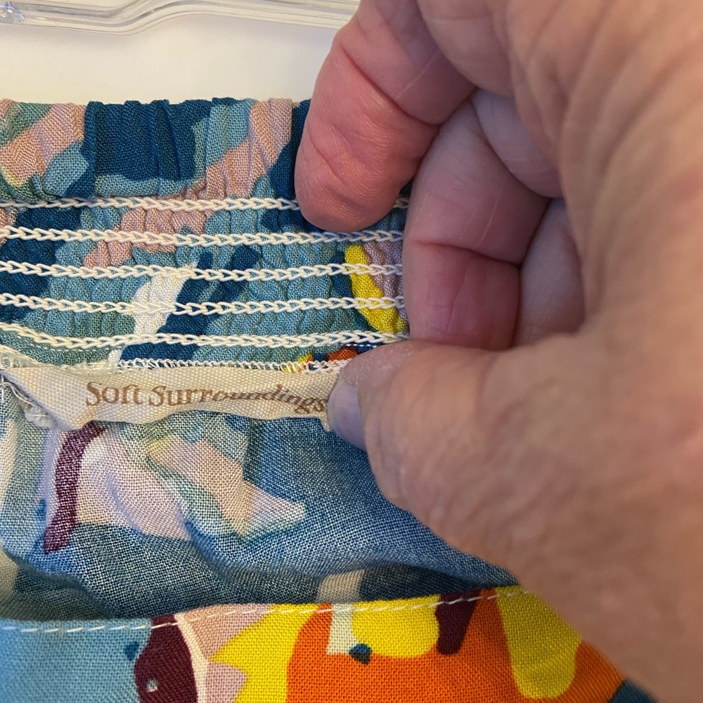 Colorful Abstract Maxi skirt by Soft Surroundings - Picture 3 of 5